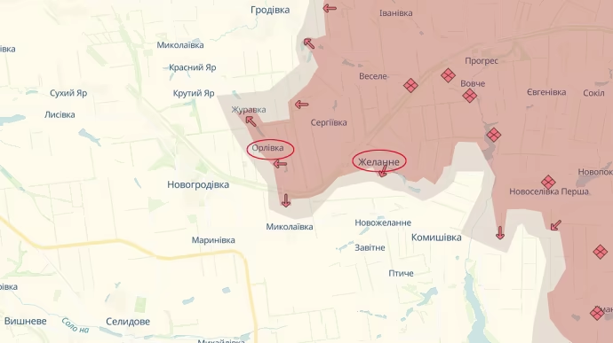 Росіяни окупували ще два населені пункти на Донеччині – DeepState